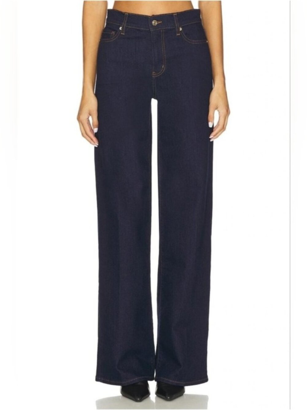 Frame Le Slim Palazzo Long Jeans